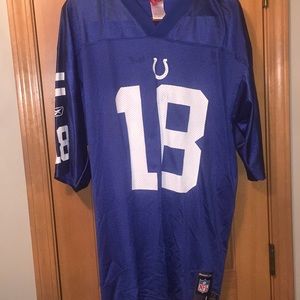 Indianapolis Colts 18 Manning Jersey L